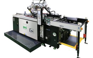 Cylinder press screen printing